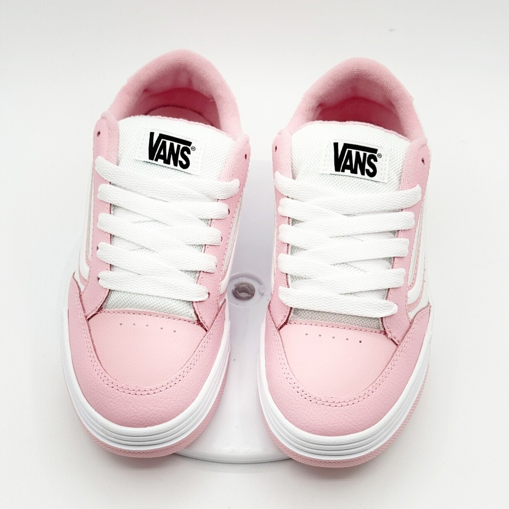 Vans Hylane Kids Size 4.5 Big Girls Pink/White NEW - Picture 2 of 10